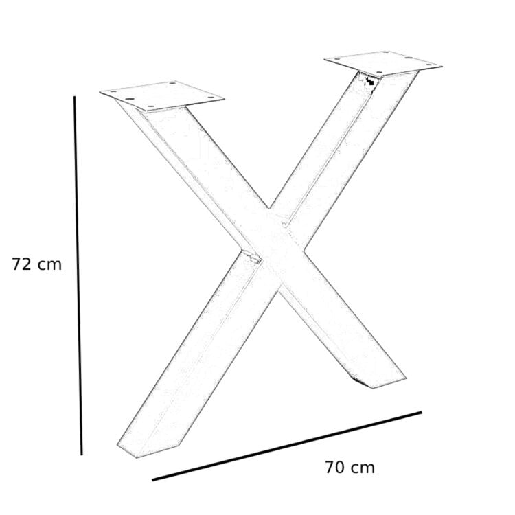 X-Tischgestell Crux