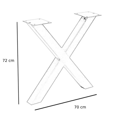 X-Tischgestell Crux